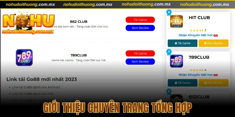 Giới thiệu chuyên trang tổng hợp