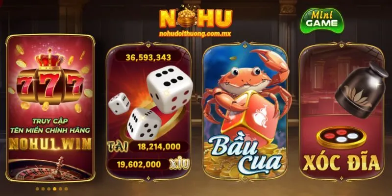 Đa dạng trò chơi tại cổng game nổ hũ đổi thưởng